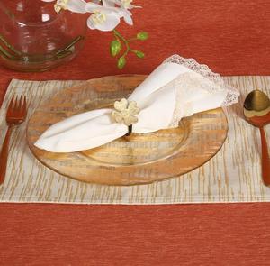 Rond de serviette décoratif en forme de fleur en métal pour décoration de table d'hôtel de fête de mariage boucle de serviette à faible coût - Product Image 2