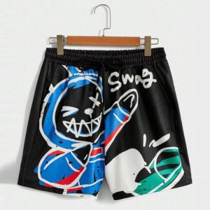 High Quality Men's Summer Cotton <b>Shorts</b> <b>and</b> <b>T</b>-<b>Shirt</b> <b>Set</b> Custom Logo Lightweight Graphic Breathable 2-Piece Outfit - Product Image 6