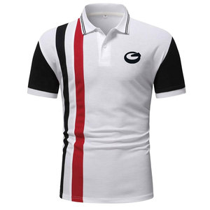 Ropa Casual de Punto Sólido Transpirable para Hombre, Camisetas con Logotipo Personalizado Estampado, Elegantes de Secado Rápido y Manga Corta - Product Image 1
