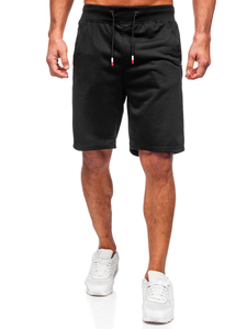 Vente en gros de shorts cargo pour hommes taille élastique Streetwear décontracté pour hommes pantalons courts cargo en coton éponge française short de survêtement en tissu - Product Image 2