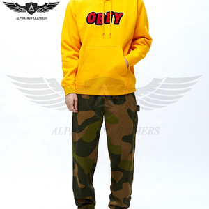 เสื้อฮู้ดแบบสวมหัวสำหรับผู้ชายผ้าคอตตอนปักลายด้วยกำมะหยี่ดีไซน์ไม่ซ้ำใครออกแบบโลโก้ของคุณเองได้ตามต้องการ - Product Image 3