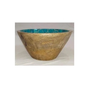 <b>Wood</b> Dinner Bowl with Polish for Hotel at Lower Price Handmade Wooden Table Serving Bowl for Hot <b>Sale</b> Kitchen Dish Bowl - Product Image 3