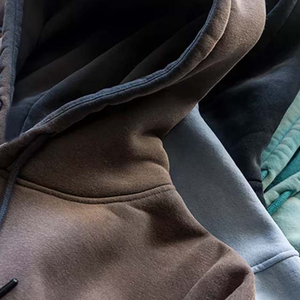 Premium Casual Men's Acid Wash Hoodie 100% Cotton Knitted Fabric Breathable Eco-Friendly Custom Fit for Stylish Everyday Wear - Product Image 4