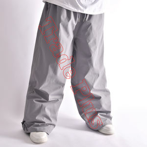 Pantalon Baggy de ski et de snowboard grande taille personnalisable pour hommes imperméable, coupe-vent, respirant, pour l'hiver et l'extérieur, avec fermeture éclair - Product Image 1