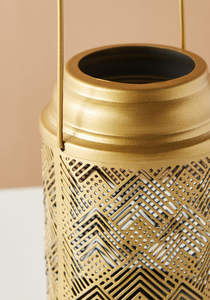 2025 Bougeoir votif en métal doré de conception marocaine de vente chaude pour des décorations de mariages, de maison et d'événements - Product Image 4