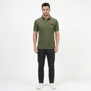 Une usine OEM produit des polos vierges pour sublimation avec logo personnalisé et une distribution mondiale pour les marques professionnelles. - Product Image 1