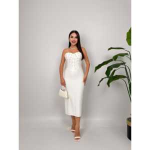 Vestido Satinado Tipo Tubo 3007 - Product Image 1