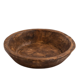 Frutero de Madera Natural Hecho a Mano, Plato para Servir, Decoración Rústica para Mesa de Cocina, Exhibición de Productos Frescos y Decoración del Hogar - Product Image 1