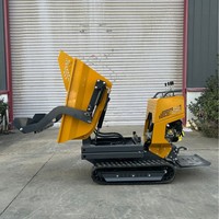 Neuer Elektrischer Mini-Raupenkipper mit Selbstladung Multifunktionaler 4x2 Muldenkipper für Bau, Landwirtschaft, Zucht und Reinigung