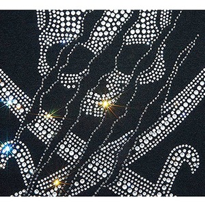 Pour hommes Streetwear mode imprimé t-shirts conception strass en gros nouvelle toile de haute qualité coupe régulière tricoté 100% coton - Product Image 4