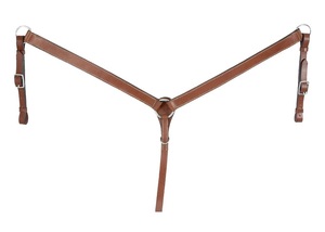 Collier de poitrine en cuir de cheval occidental Plastron de baril de cheval occidental, collier de poitrine noir usiné de plaisir de traînée - Product Image 2