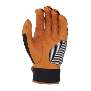 Meilleurs gants de frappeur de baseball en cuir respirant à prise antidérapante Outfield Softball extensible Design personnalisé de haute qualité - Product Image 6