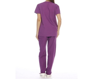 Tenues d'infirmières respirantes de haute qualité pour femmes, avec logo personnalisé, uniformes de travail droits pour hôpital - Product Image 2