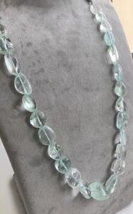 ลูกปัดพลอยอะความารีนธรรมชาติแบบธรรมดาลูกปัดอัญมณีธรรมชาติสำหรับการทำเครื่องประดับอัญมณีชั้นดี - Product Image 5