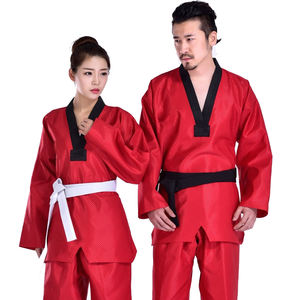 Uniformes de Taekwondo Hechos a Medida, Ropa de Artes Marciales de la Mejor Calidad, Logotipo Personalizado al por Mayor, Poliéster/Algodón 300g, Unisex para Adultos - Product Image 6