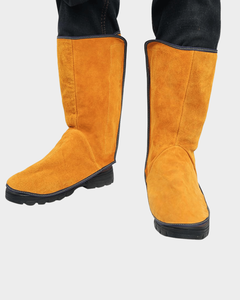Polainas de cuero impermeables de alta calidad para seguridad de soldadura - Product Image 1