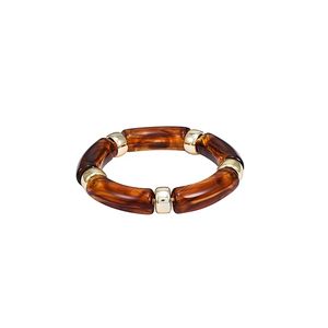 Brazaletes de Resina Transparente Ligeros para la Moda de Verano, Brazaletes de Resina Artísticos Multicolores para Joyería Hecha a Mano - Product Image 1