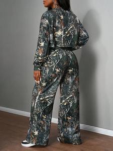 Chándal con logotipo personalizado al por mayor para hombre y mujer, traje deportivo de dos piezas, Sudadera con capucha y pantalones, traje de gimnasio, fabricante - Product Image 4