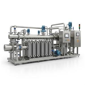 Meilleur prix pour une machine de pasteurisation industrielle avec pompe, capacité de 5000 L/h, contrôlée par PLC, pour le traitement des liquides alimentaires, du lait, des jus et des boissons, stable - Product Image 6