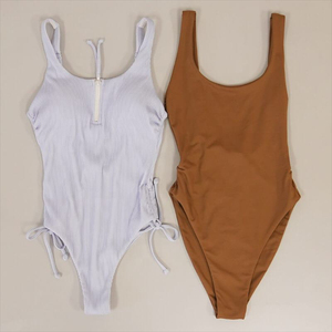 Ropa de maternidad caliente Traje de baño Una pieza Embarazada Ropa de playa Traje de baño Color sólido y estampado de puntos Trajes de baño de talla grande - Product Image 5