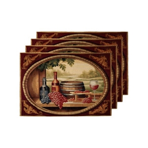 Napperons brodés de Thanksgiving faits à la main en pur coton 100% Offre Spéciale - Product Image 6