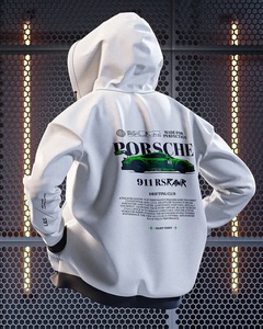 Fabricant-Conçu unisexe 400 GSM pull hommes grande taille sweat à capuche lourd personnalisé surdimensionné épais polaire à capuche - Product Image 1