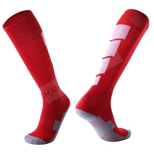 MANGOES FASHION Nouvelles Chaussettes de Football Premium Personnalisées Antidérapantes pour Jeunes Unisexe Design Estival Spandex/Coton Logo Respirant - Product Image 1