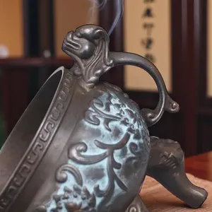 Quemador de Incienso Religioso de Latón, Decoración para el Hogar y la Oficina, Bakhoor Árabe, Difusor de Aromaterapia Natural y Duradero para una Mejor Atmósfera - Product Image 5