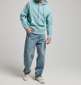 Sudaderas con capucha de invierno Unisex, forro polar suave y cómodo, 100% algodón, Color liso a juego, con capucha, cordón, manga completa, OEM - Product Image 6