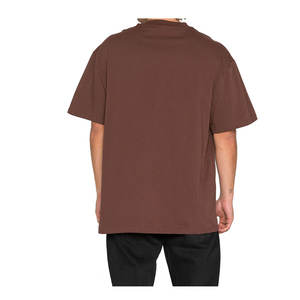 Camiseta de Hombre de Primera Calidad Profesional, 100% Algodón, Color Negro, Corte Regular, Logotipo Personalizado, Colores Sólidos, Camisetas Básicas en Venta - Product Image 3