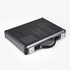 Caja de Herramientas Portátil de Alta Calidad, Estuche de Aluminio con Espuma DIY, Bisagras de Seguridad, Personalizable OEM y ODM para Almacenamiento de Herramientas con Tapa Transparente - Product Image 2