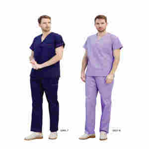 Uniforme Quirúrgico de Satén Transpirable y Antiarrugas, Lavable, para Hospital, Unisex - Product Image 1