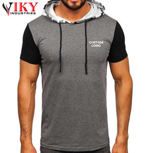 <b>Short</b> <b>Sleeve</b> <b>Hoodie</b> custom logo Loose Round Casual <b>Men</b> Hip Hop <b>Short</b> <b>Sleeve</b> Street Hooded Best Quality in Different Styles - Product Image 6