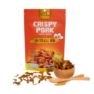 หมูผัดไทยเค็มแบบไม่ใช้สารเติมแต่งปราศจากฮอร์โมนเนื้อหมูกรอบขนมที่มีไขมันต่ำบรรจุในถุง - Product Image 1