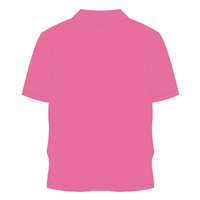 Camiseta Polo Rosa de Hermandad Griega, Camiseta Polo Informal y Elegante para Mujeres de Hermandad Universitaria, Rosa y Verde