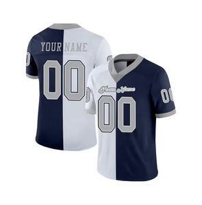 เสื้อฟุตบอลอเมริกันคุณภาพพรีเมียมแบบยูนิเซ็กซ์ ผลิตจากโพลีเอสเตอร์ 100% ไซส์ใหญ่ พิมพ์ลายด้วยความร้อน ระบายอากาศได้ดี แห้งเร็ว - Product Image 5
