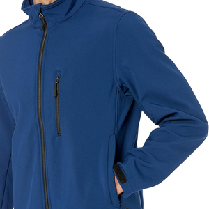 Chaqueta Softshell con Capucha para Hombre, de Lona de Algodón, Transpirable, Resistente al Viento, de Alta Calidad, con Logotipo Frontal Personalizable para Invierno - Product Image 6