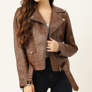 Chaqueta de invierno de cuero genuino personalizable 2025 para mujer, transpirable y resistente al agua, procesamiento terminado - Product Image 1