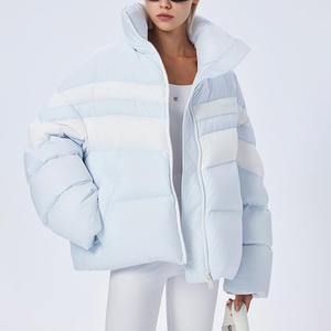 Nouvelle veste matelassée pour femmes, vente en gros d'usine OEM 2025, veste matelassée d'hiver pour femmes, veste chaude pour femmes, veste en duvet d'oie - Product Image 6