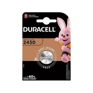 Batería de botón DURACELL CR2450, blíster de 1 unidad. - Product Image 1