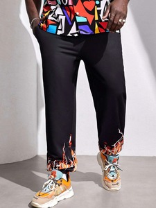 Pantalons et pantalons pour hommes de haute qualité Patchwork sur mesure Style lavé prix de gros pas cher - Product Image 6