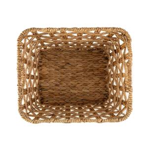 Panier en jacinthe d'eau tissé avec un maillage carré lâche, panier de rangement fait à la main, vente en gros, écologique, fabriqué au Vietnam - Product Image 5