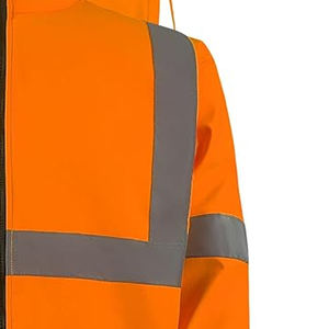 Chaqueta de Seguridad de Alta Visibilidad para Clima Frío, Chaquetas de Trabajo de Alta Visibilidad con Forro Polar - Product Image 3