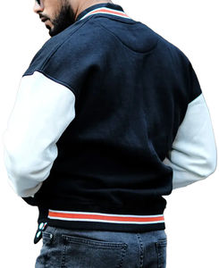 Custom made varsity <b>jacket</b> wholesale factory OEM college baseball letterman <b>jacket</b> quick dry breathable sportswear supplier - Product Image 4