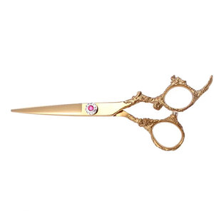 Tijeras de Barbero Manuales Dragon Handle de 6 Pulgadas, Acero Inoxidable Alemán, Duraderas, Grado A+, 5 Años de Garantía, Salón de Belleza - Product Image 1