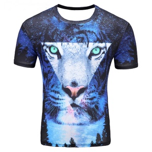 Alta calidad 100% algodón hombres camiseta al por mayor más tamaño personalizado Diseño impresión hombres camiseta - Product Image 2