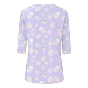 T-shirts d'été en coton élasthanne respirant pour femmes avec logo personnalisé en gros - Product Image 5