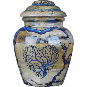 Urna de cremación de madera natural hecha a mano para cenizas, urna conmemorativa grande con tapa segura, urna funeraria única, recuerdo con incrustaciones de resina - Product Image 3