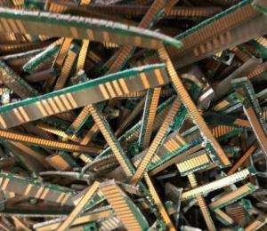 <b>GOLD</b> PLATED CPU PINS CERAMIC PROCESSOR SCRAP and <b>TRIMMED</b> <b>GOLD</b> RAM FINGERS for <b>GOLD</b> RECOVERY - Product Image 2