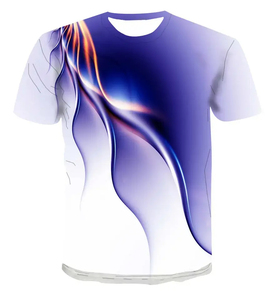 เสื้อยืดพิมพ์ซับลิเมชัน100% 2024ใหม่เสื้อยืดโพลีเอสเตอร์สำหรับผู้ชายแขนสั้นใส่สบาย